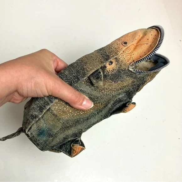 Vintage Made in England Brenda Toys Hippopotamus Pencil Case 1970s Screen Print - Picture 13 of 13